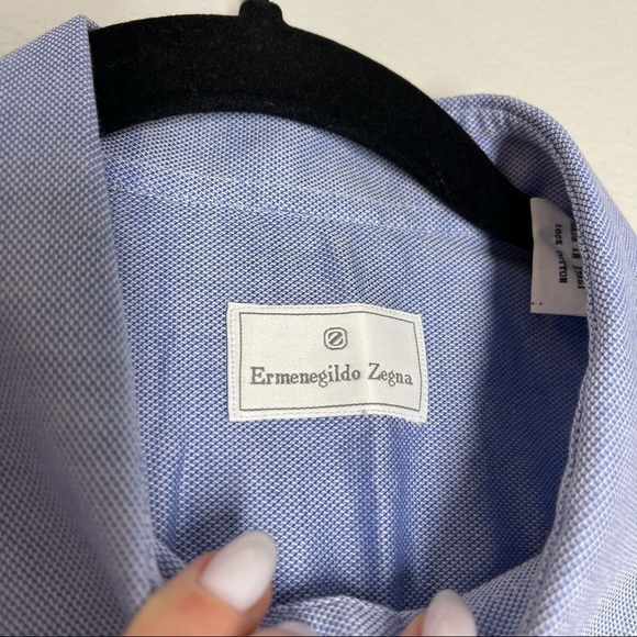 Ermenegildo Zegna Classic Dress Shirt Button Down - Picture 8 of 12